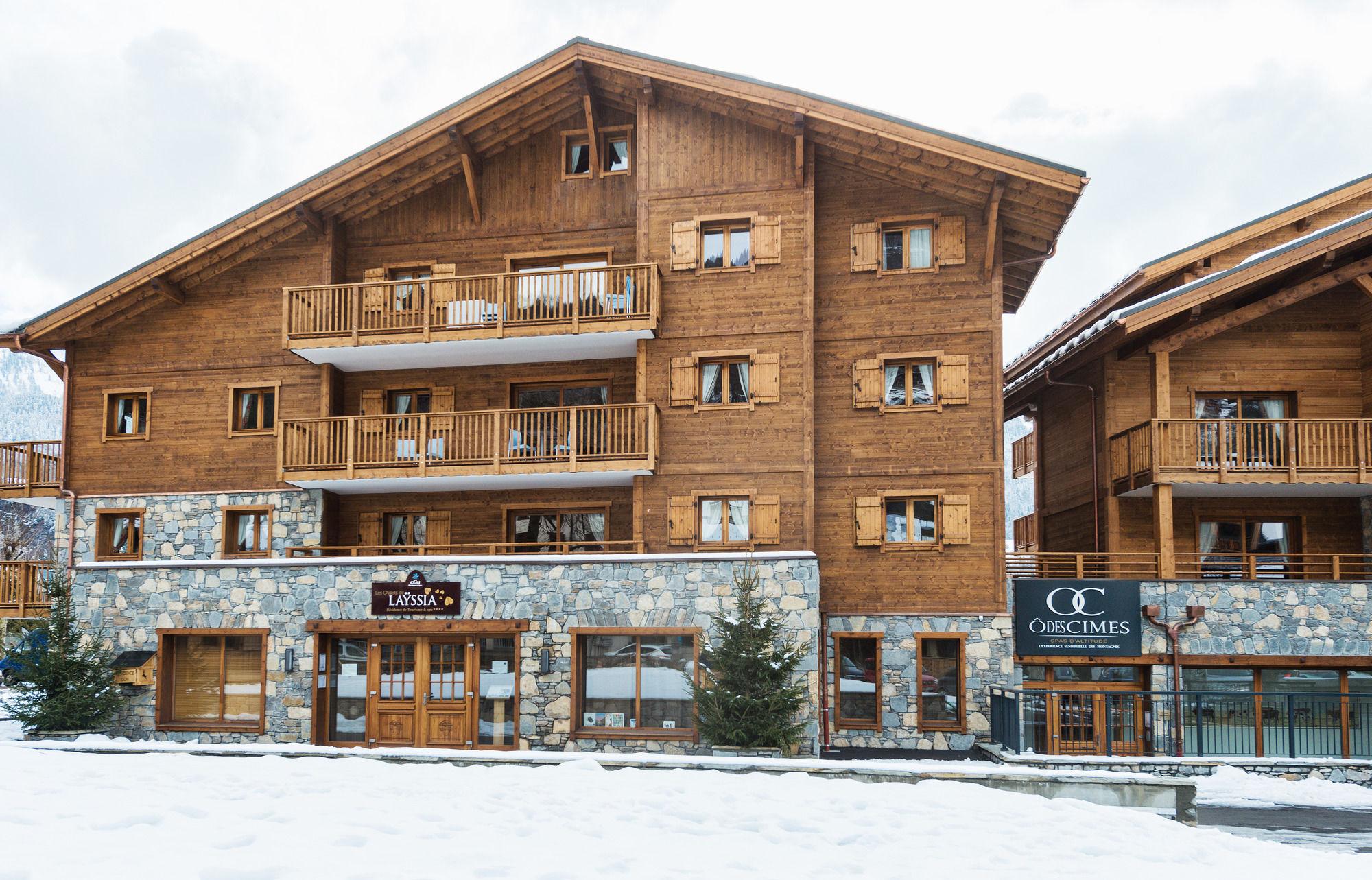 Cgh Residence Boutique Les Chalets De Layssia Samoens Exterior photo